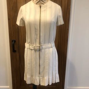 Vintage Mod Zip Dress with Belt